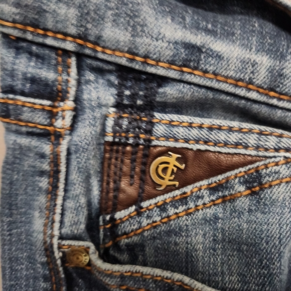 Cody James Western Blue Straight Jeans - Picture 3 of 6